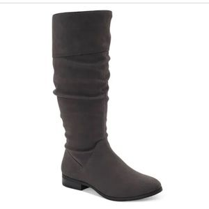 Kelimae Grey Microsuade Boots